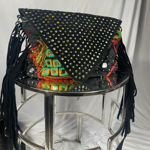 Raj L.A - Leather Multi Patched Handbag